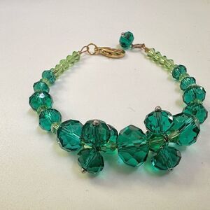 Green  beaded bracelet
